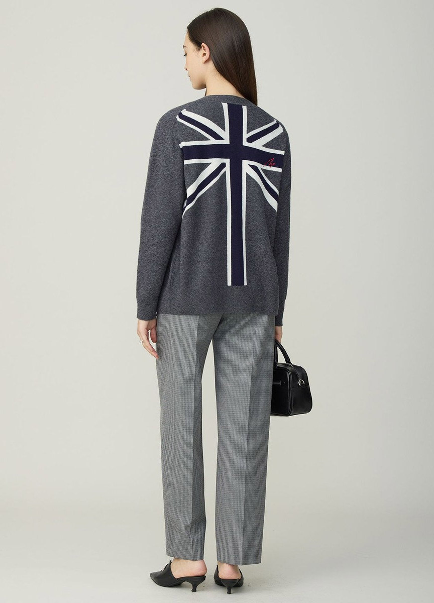 30周年倫敦風尚開襟針織衫